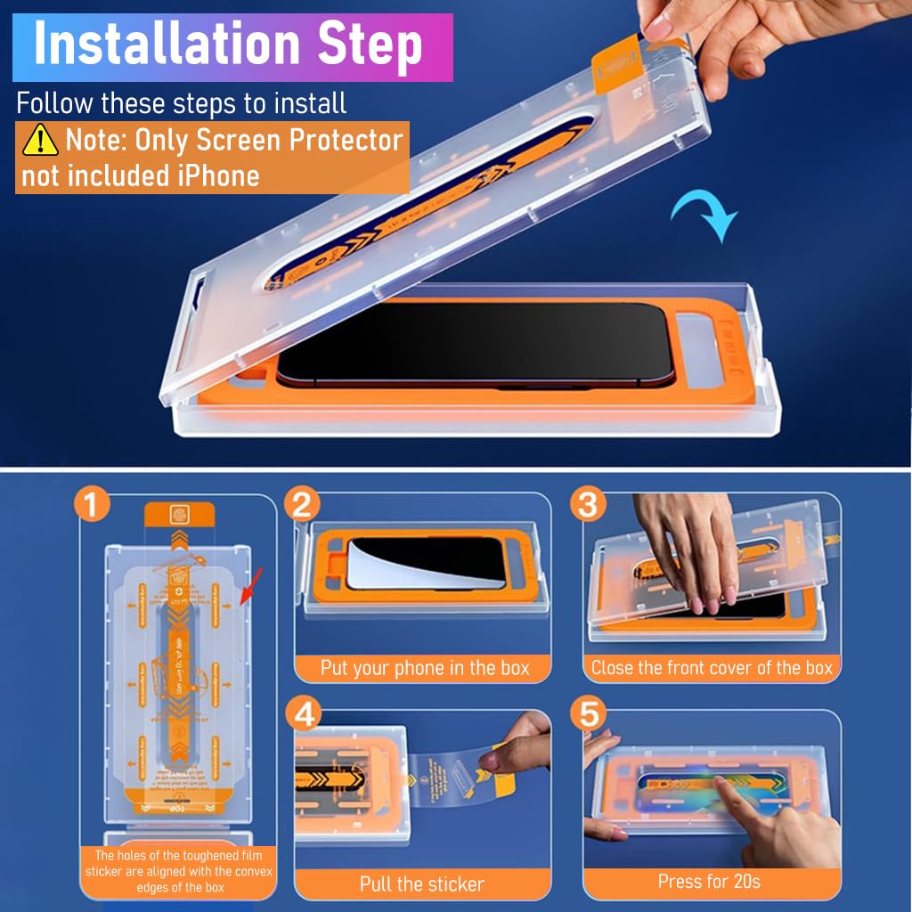 ZORBES 2 Packs Tempered Glass Screen Protector for iPhone 14 Pro Max 9H Tempered Glass Screen Protector with Installation Tool Fingerprint-Proof Screen Guard for iPhone 14 Pro Max ZORBES 2 Packs Tempered Glass Screen Protector for iPhone 14 Pro Max 9H Tempered Glass Screen Protector with Installation Tool Fingerprint-Proof Screen Guard for iPhone 14 Pro Max